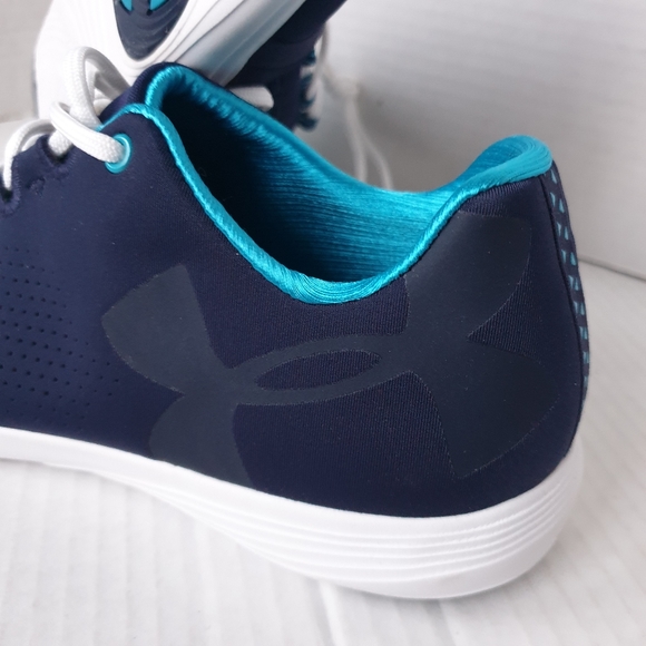Under Armour Wm's Street Precision  Midnight Navy Low Top Lace-Up Sneakers 8.5 - Picture 11 of 16